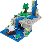 PLUS - PLUS Baseplates Green, Grey, White & Blue / 12 pcs - playhao - Toy Shop Singapore