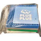 PLUS - PLUS Baseplates Green, Grey, White & Blue / 12 pcs - playhao - Toy Shop Singapore
