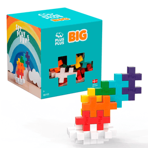 PLUS-PLUS BIG Rainbow Mix / 100 pcs - playhao - Toy Shop Singapore