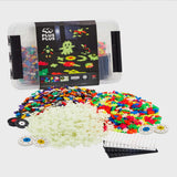 PLUS-PLUS Build and Glow Storage Box / 2000 pcs - playhao - Toy Shop Singapore