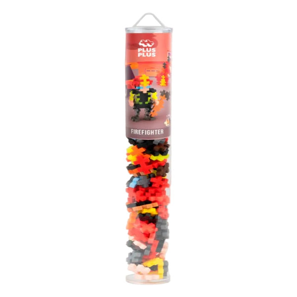 PLUS - PLUS Firefighter / 100 pcs Tube - playhao - Toy Shop Singapore
