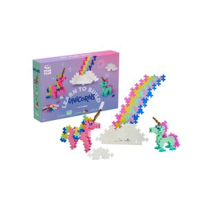 PLUS-PLUS Learn to Build Unicorns - playhao - Toy Shop Singapore
