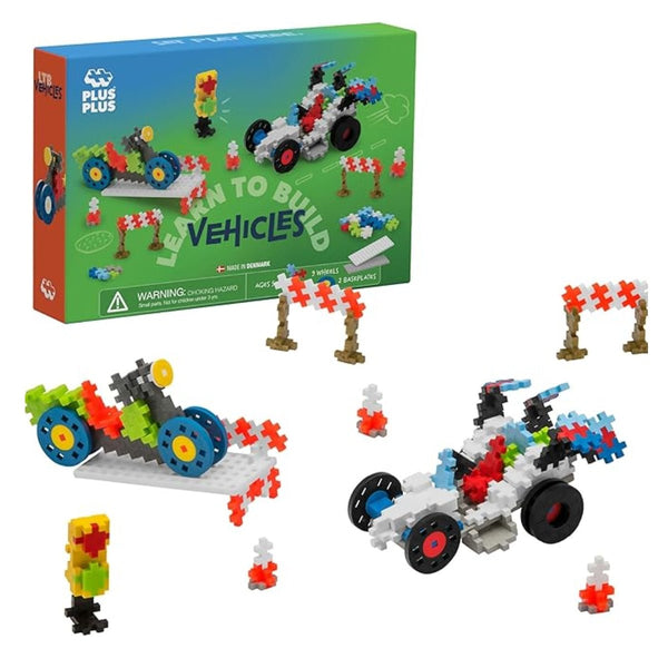 PLUS - PLUS Learn to Build Vehicles - playhao - Toy Shop Singapore