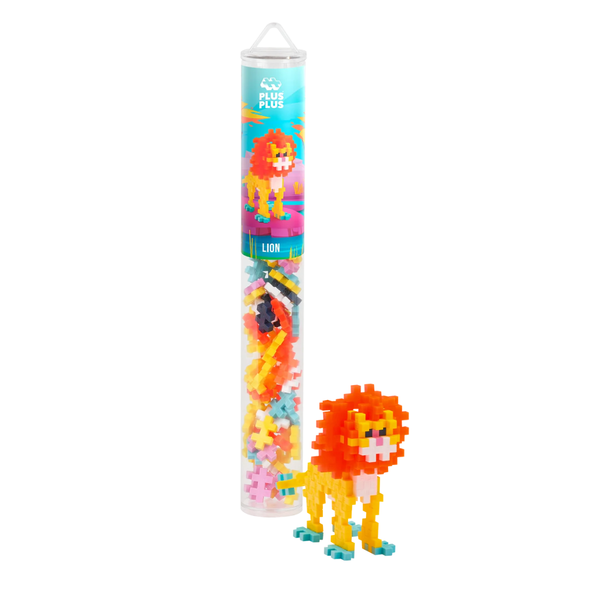 PLUS - PLUS Lion Sunny / 100 pcs Tube - playhao - Toy Shop Singapore