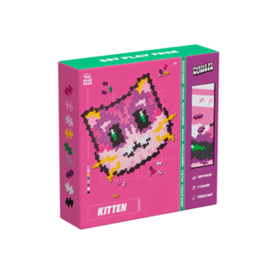 PLUS - PLUS Puzzle By Number Kitten 500pcs. - playhao - Toy Shop Singapore