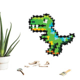 PLUS - PLUS Puzzle By Number T - Rex 250 pcs - playhao - Toy Shop Singapore