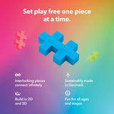 PLUS - PLUS Puzzle By Number T - Rex 250 pcs - playhao - Toy Shop Singapore