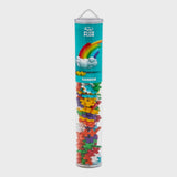 PLUS-PLUS Rainbow mix / 100 pcs Tube - playhao - Toy Shop Singapore