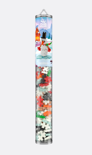 PLUS-PLUS Snowman / 100 pcs Tube - playhao - Toy Shop Singapore