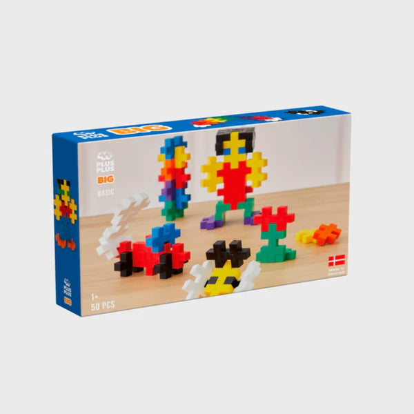 PLUS-PLUS BIG Basic Mix / 50 pcs - playhao - Toy Shop Singapore
