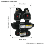 RIDESAFER Delight Travel Vest Gen 5 - xs Black - playhao - Toy Shop Singapore
