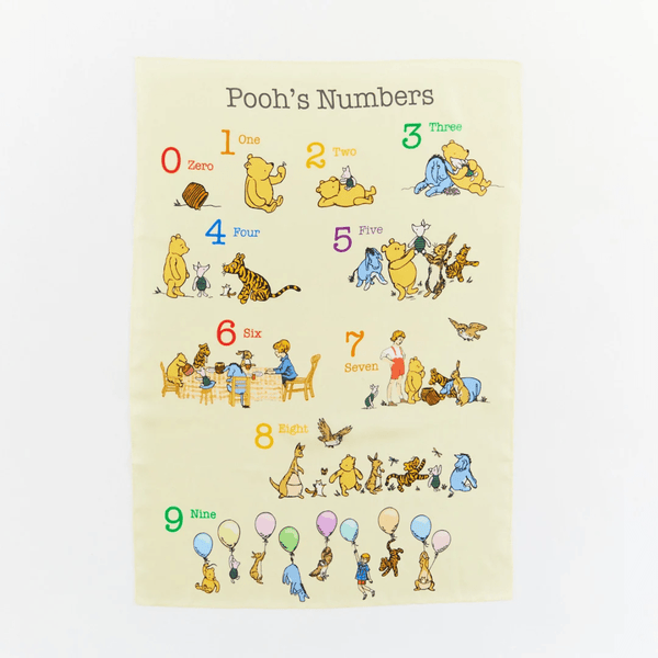 SARAH'S SILK Winnie the Pooh 123 Playsilk (DP) - playhao - Toy Shop Singapore