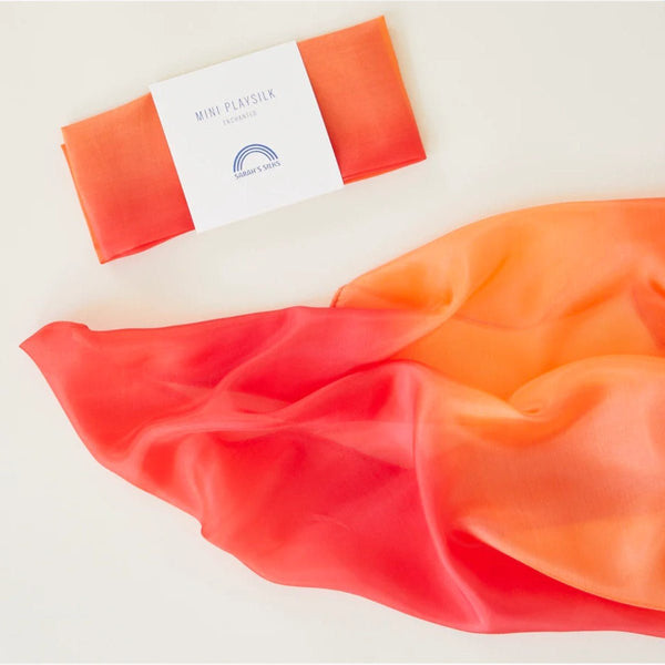 SARAH'S SILKS Mini Playsilks Enchanted - Fire - playhao - Toy Shop Singapore