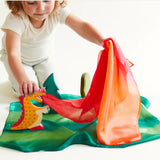 SARAH'S SILKS Mini Playsilks Enchanted - Fire - playhao - Toy Shop Singapore
