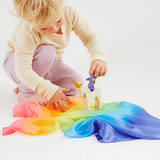 SARAH'S SILKS Mini Playsilks Enchanted - Rainbow (DP) - playhao - Toy Shop Singapore
