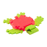 PLUS-PLUS Kai Sea Turtle / 100 pcs Tube (Orange Shell) - playhao - Toy Shop Singapore
