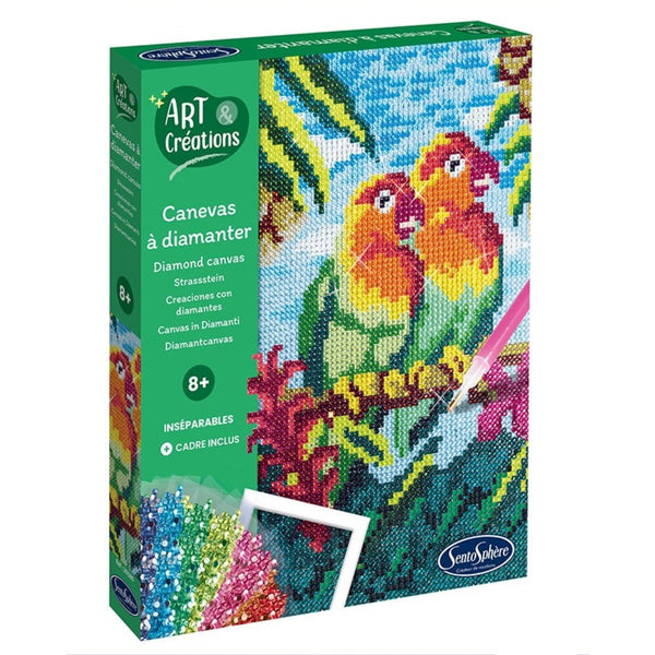 SENTOSPHERE Art & Creations - Canevas A Diamanter - Inseparables - playhao - Toy Shop Singapore
