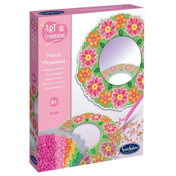SENTOSPHERE Art & Creations - Miroir Mosaiques - Fleurs - playhao - Toy Shop Singapore