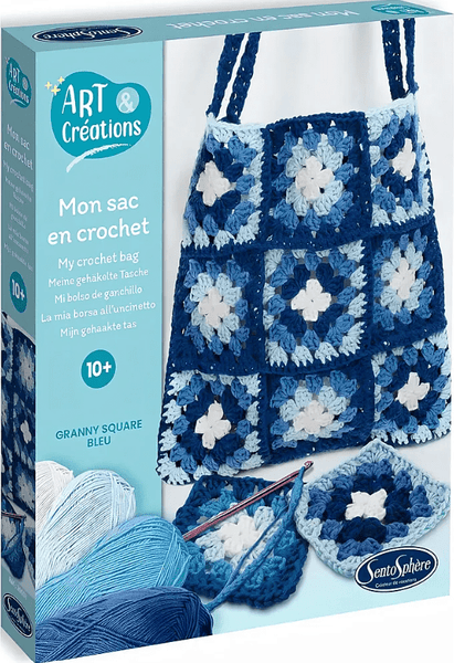 SENTOSPHERE Art & Creations - Mon Sac En Patchwork Bleu - playhao - Toy Shop Singapore