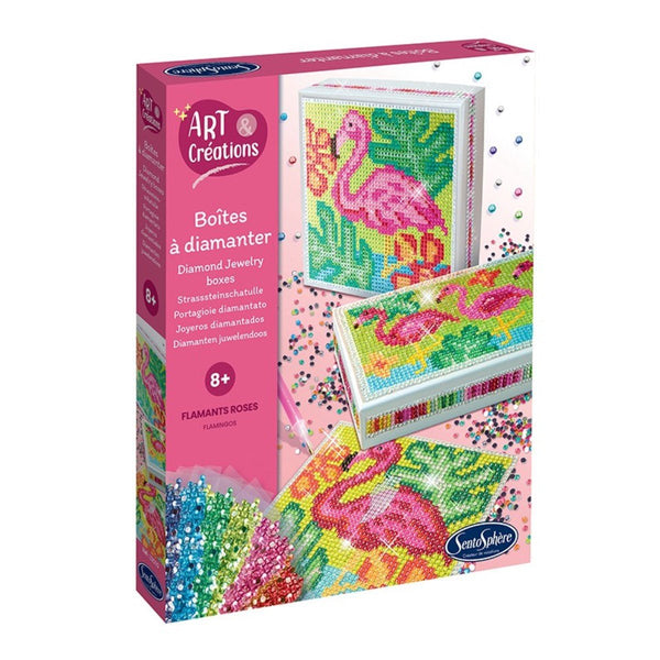 SENTOSPHERE BOITES A BIJOUX - FLAMANTS ROSES - playhao - Toy Shop Singapore