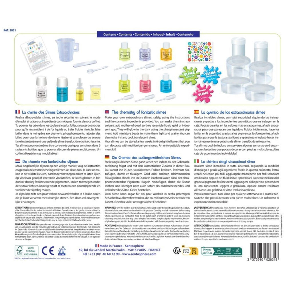 Slimes Extraparente SENTOSPHERE LA CHIMIE DES SLIMES EXTRAORDINAIRES - THE CHEMISTRY OF EX