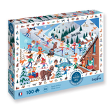 SENTOSPHERE PUZZLE 100 P - Sports d'Hiver , Winter Sports (V2) - playhao - Toy Shop Singapore