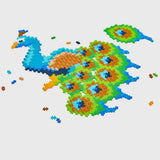 PLUS-PLUS Puzzle By Number Peacock 800pcs - playhao - Toy Shop Singapore