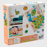 PLUS-PLUS Puzzle By Number Peacock 800pcs - playhao - Toy Shop Singapore