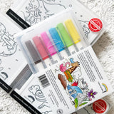 COLOUR ME MATS Puzzle Mat Starter Pack w/ 6pc Markers (10 Pack) - playhao - Toy Shop Singapore
