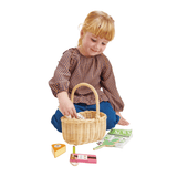 TENDER LEAF Wicker Shopping Basket - playhao - Toy Shop Singapore
