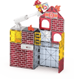 THE ORIGINAL MAGNA - TILES Fire Station - playhao - Toy Shop Singapore