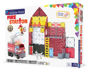 THE ORIGINAL MAGNA - TILES Fire Station - playhao - Toy Shop Singapore