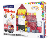 THE ORIGINAL MAGNA - TILES Fire Station - playhao - Toy Shop Singapore