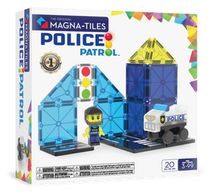 THE ORIGINAL MAGNA - TILES Police Patrol - playhao - Toy Shop Singapore