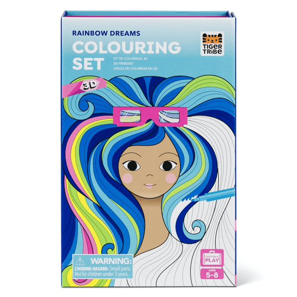 TIGER TRIBE 3D Colouring Set - Rainbow Dreams - playhao - Toy Shop Singapore
