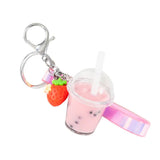 TIGER TRIBE Bag Charm Kit - Strawberry Bubble Tea - playhao - Toy Shop Singapore