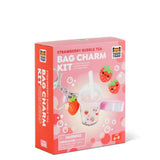 TIGER TRIBE Bag Charm Kit - Strawberry Bubble Tea - playhao - Toy Shop Singapore