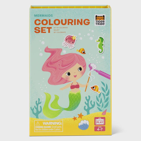TIGER TRIBE Colouring Set - Mermaids - playhao - Toy Shop Singapore
