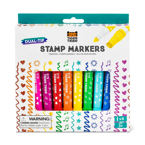 TIGER TRIBE Dual-Tip Stamp Markers - playhao - Toy Shop Singapore