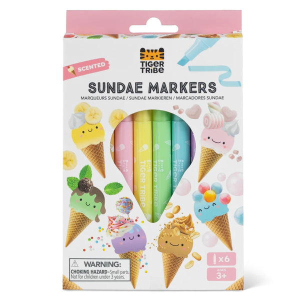 TIGER TRIBE Scented Sundae Markers - playhao - Toy Shop Singapore