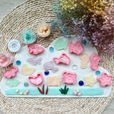 T.TINY TROVE Cutter & Play Dough Party Pack - Sea Animal - playhao - Toy Shop Singapore