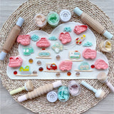 T.TINY TROVE Cutter & Play Dough Party Pack - Vehicle - playhao - Toy Shop Singapore
