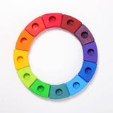 GRIMM'S Birthday Ring Rainbow 12 pieces set for Decorative