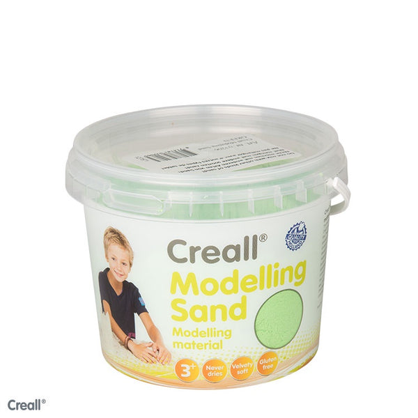 CREALL Play It! Modelling Sand Happy Ingr. 750g Green