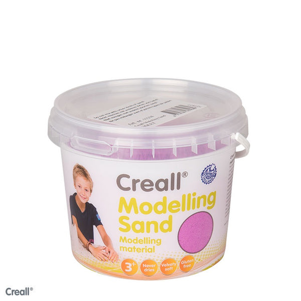 CREALL Play It! Modelling Sand Happy Ingr. 750g Violet