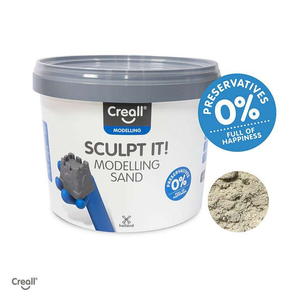 CREALL Sculpt It! Modelling Sand Happy Ingr. Nature 3500g-5000ml - playhao - Toy Shop Singapore