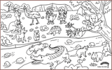COLOUR ME MATS Outback Wander (Colouring Mat only)