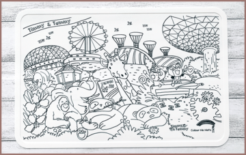 COLOUR ME MATS Timmy & Tammy Around Our Island (Colouring Mat Bundle) - playhao - Toy Shop Singapore