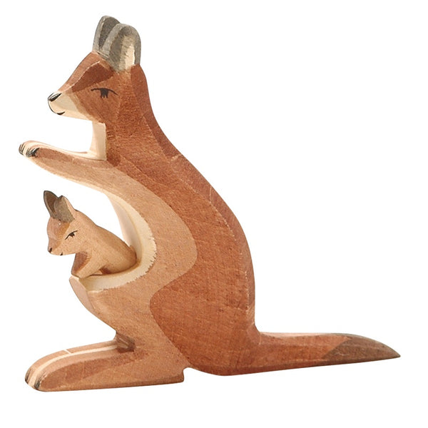 OSTHEIMER Kangaroo with Baby - playhao - Toy Shop Singapore