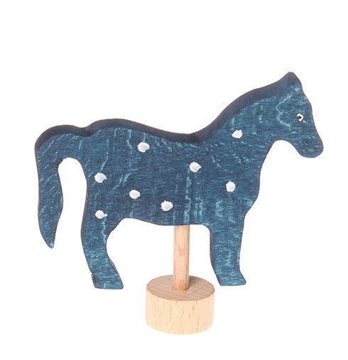 GRIMM'S Decorative Figure Horse, Blue